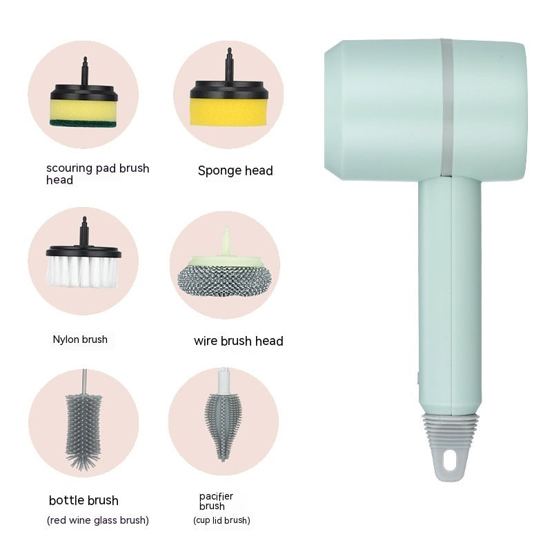 Electric Cleaning Brush Dishwashing Brush Automatic