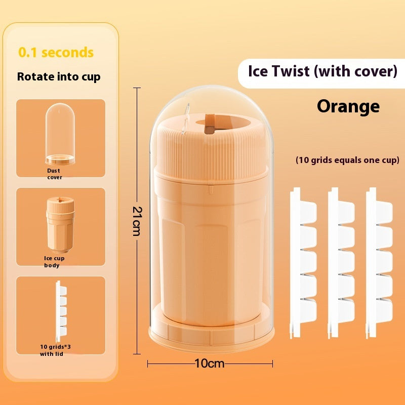 Twisting Ice Cup Rotating Release Ice Cube Trays