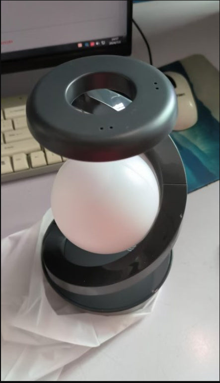 Rotating Moon Desk Lamp With Phone Wireless Charging Sensor